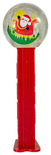 PEZ - Christmas - Ball Crystal Glitter Santa - Sled