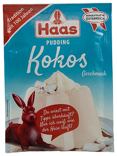 PEZ - Haas Food Products - Pudding - Pudding - 37g - Hase