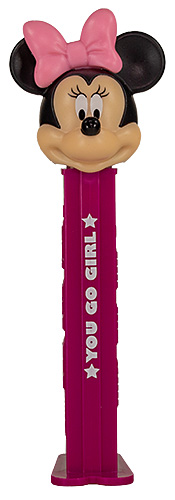 PEZ - Team Mickey & Minnie - Minnie Mouse - Minnie Go Girl Off Bow - F/K