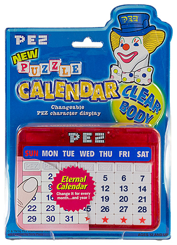 PEZ - Games and Puzzles - Puzzle Calendar - Crystal Red