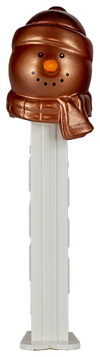 PEZ - Christmas - Snowman Bronze - F