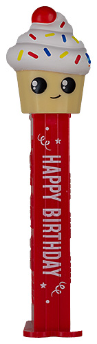 PEZ - PEZ Treats - Cupcake Happy Birthday - Red