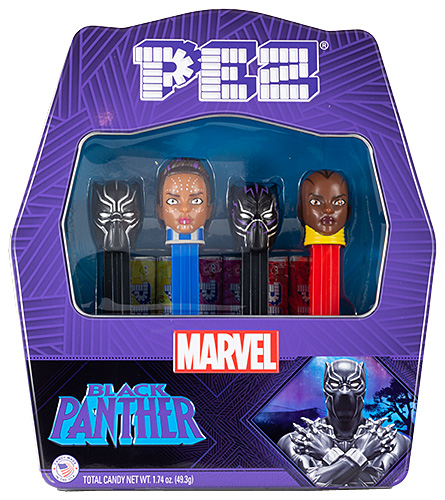 PEZ - Super Heroes - Black Panther - Marvel - Black Panther Tin