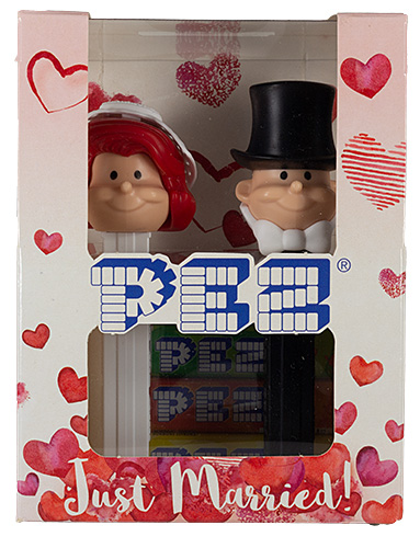 PEZ - Bride & Groom - Bride C & Groom C Twin Pack - just married!