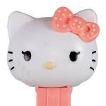 PEZ - Hello Kitty  Pink bow with with dots