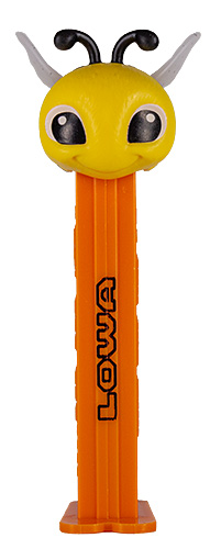 PEZ - PEZ Miscellaneous - Bee Head - Lowa Orange