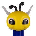 PEZ - Bee Head Lowa Blue on LOWA on blue