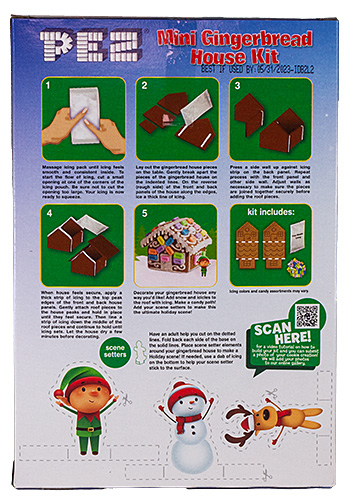 PEZ - Food - Gingerbread House Kit Christmas - Mini size