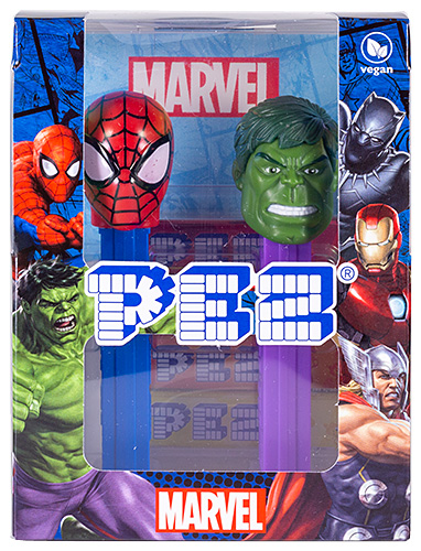 PEZ - Super Heroes - Marvel - Spider-Man Hulk Twin Pack - Euro Release
