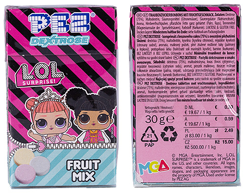 PEZ - Dextrose Packs - L.O.L. Surprise!