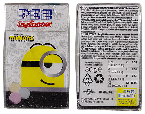 PEZ - Dextrose Packs - Minions