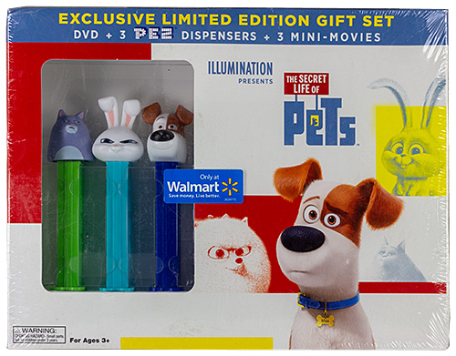 PEZ - The Secret Life of Pets - Secret Life of Pets DVD Gift Set