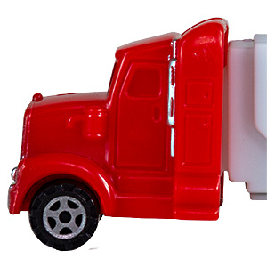 PEZ - Visitor Center - Empty Truck - Red, round grill
