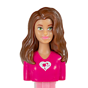 PEZ - Brand Characters - Barbie - Serie 3 - Barbie brown hair