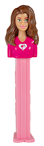 PEZ - Brand Characters - Barbie - Serie 3 - Barbie brown hair
