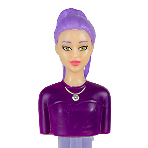 PEZ - Brand Characters - Barbie - Serie 3 - Barbie purple hair