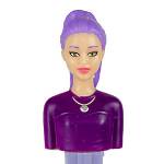 PEZ - Barbie purple hair  