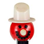 PEZ - Snowman C Red Head, Black Stem