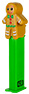 PEZ - Christmas - Gingerbread Man - smiling, with play code