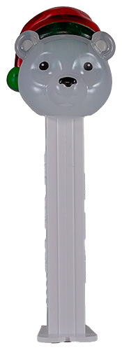 PEZ - Christmas - Polar Bear - Cloudy Crystal Head, with play code - D