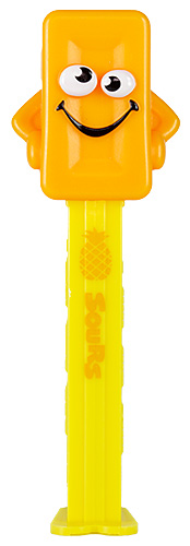 PEZ - PEZ Candy Mascot - PEZ Candy Mascot - pineapple sour