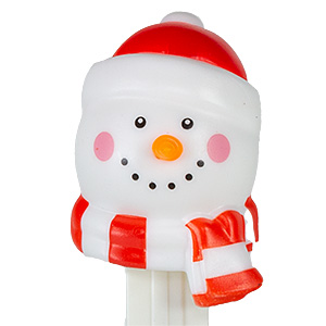 PEZ - Christmas - Snowman - beenie and scarf, without play code - F