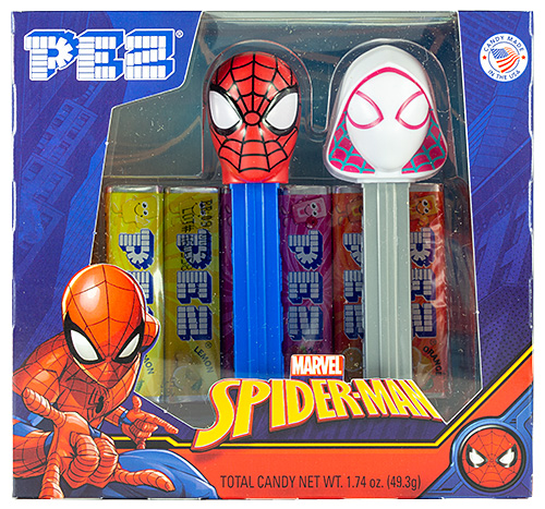 PEZ - Super Heroes - Marvel - Twin Pack Spider-Man & Ghost Spider - US Release