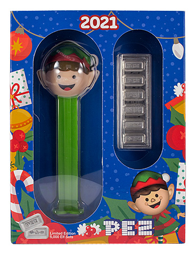 PEZ - PEZ Miscellaneous - Silver Wafer Gift Set - Elf - C