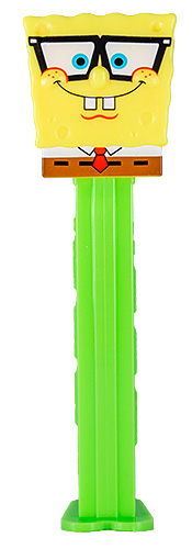 PEZ - SpongeBob SquarePants - SpongeBob in Shirt - nerdy - B