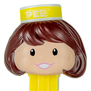 PEZ - PEZ Miscellaneous - Presenter Girl - Lemon / Brown Hair