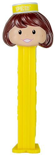 PEZ - PEZ Miscellaneous - Presenter Girl - Lemon / Brown Hair
