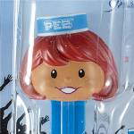 PEZ - Presenter Girl  Blue Cap, Brown Hair, Year 2024