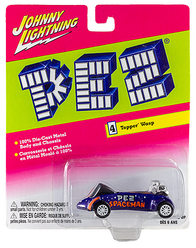 PEZ - Johnny Lightning - Release 3 - White Lightning - Topper Wasp