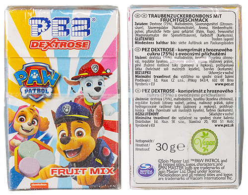 PEZ - Dextrose Packs - Paw Patrol - Group