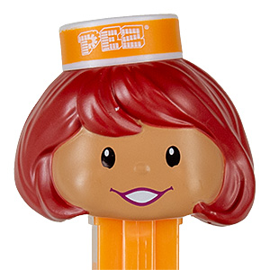 PEZ - PEZ Miscellaneous - Presenter Girl - Orange / Brown Hair