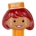 PEZ - Presenter Girl Orange / Brown Hair