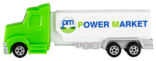 PEZ - Advertising Power Market - Truck - Yellow cab