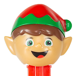 PEZ - Christmas - Elf - Green/Red/Green cap - C
