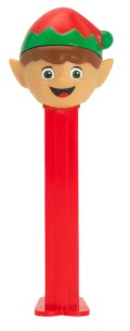 PEZ - Christmas - Elf - Green/Red/Green cap - C