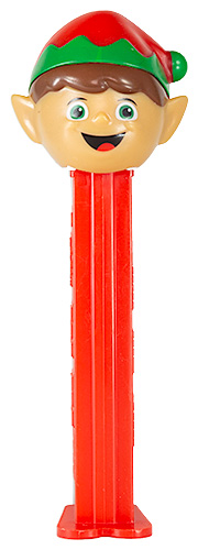 PEZ - Christmas - Elf - Green/Red/Green cap - C