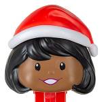 PEZ - Presenter Girl Santa Hat / Dark Skin Tone
