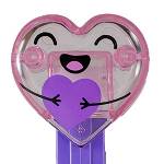 PEZ - Purple Hugging Crystal Heart  