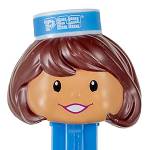 PEZ - Presenter Girl Peppermint / Medium Skin Tone Brown Hair