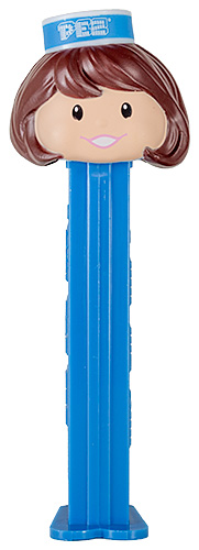 PEZ - PEZ Miscellaneous - Presenter Girl - Peppermint / Light Skin Tone Brown Hair