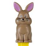 PEZ - Bunny I Sitting Full Body Brown, small eyes