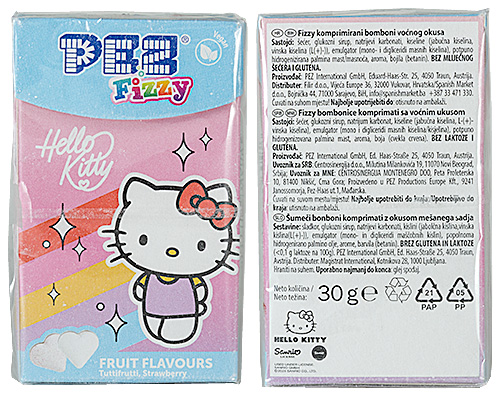 PEZ - Dextrose Packs - Hello Kitty Rainbow