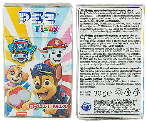 PEZ - Dextrose Packs - Paw Patrol - Group