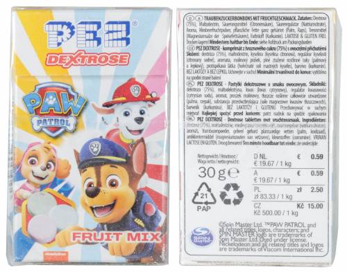 PEZ - Dextrose Packs - Paw Patrol - Group