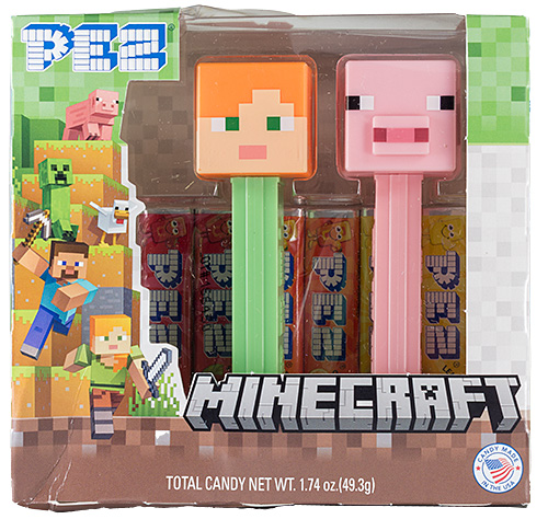 PEZ - Minecraft - Minecraft Gift Set Alex & Pig - US