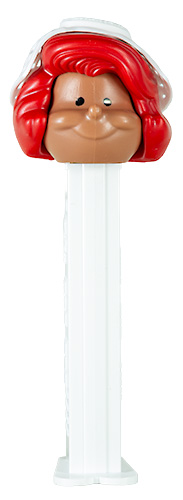 PEZ - Bride & Groom - Bride - Dark Skin Tone / Red Hair - C